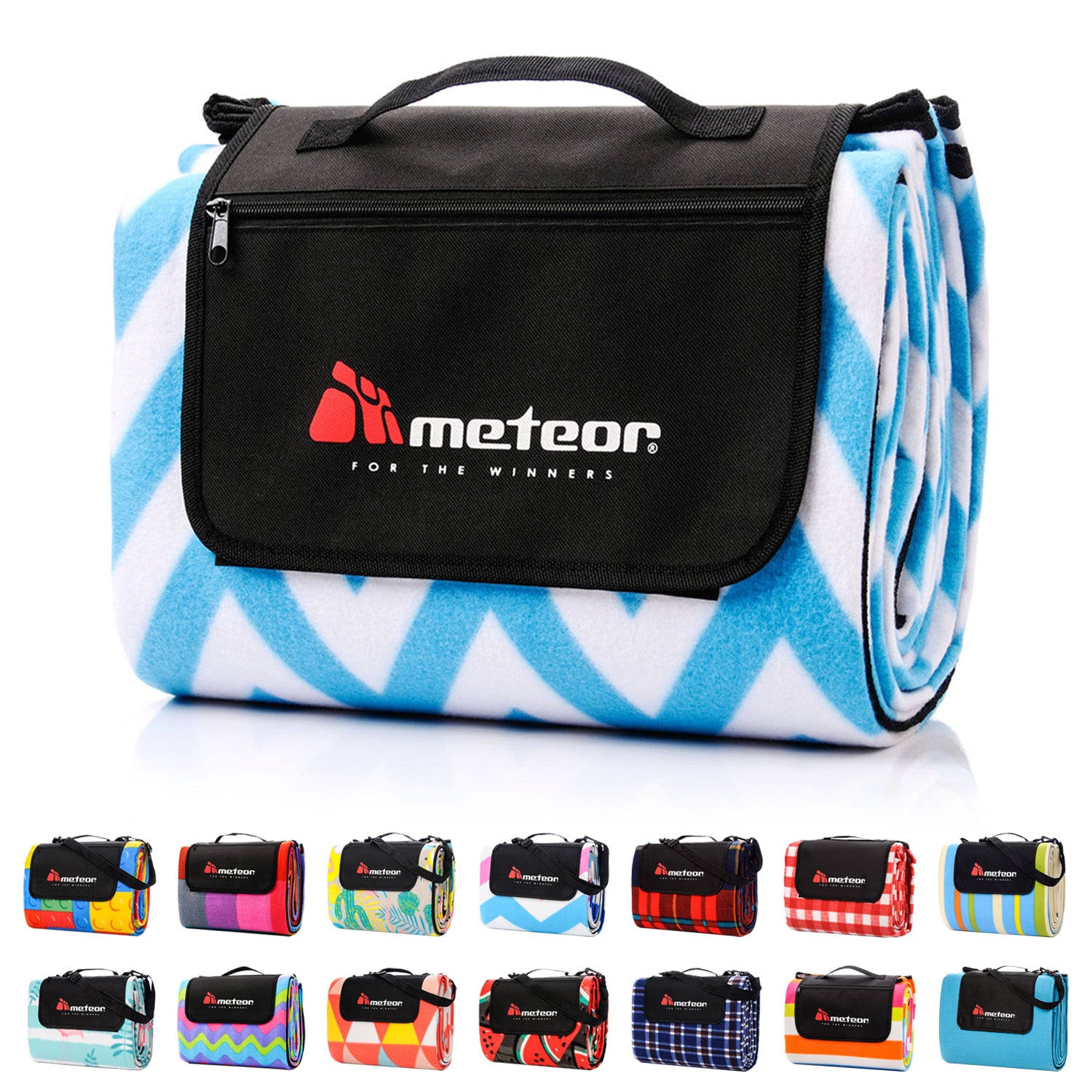 METEOR Large Waterproof Fleece Picnic Blanket Colourful Patterns meteor-large-waterproof-fleece-picnic-blanket-colourful-patterns