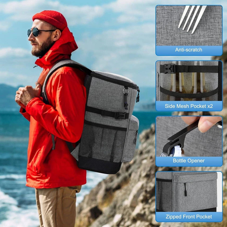 Insulated Backpack Cooler Bag - 20L