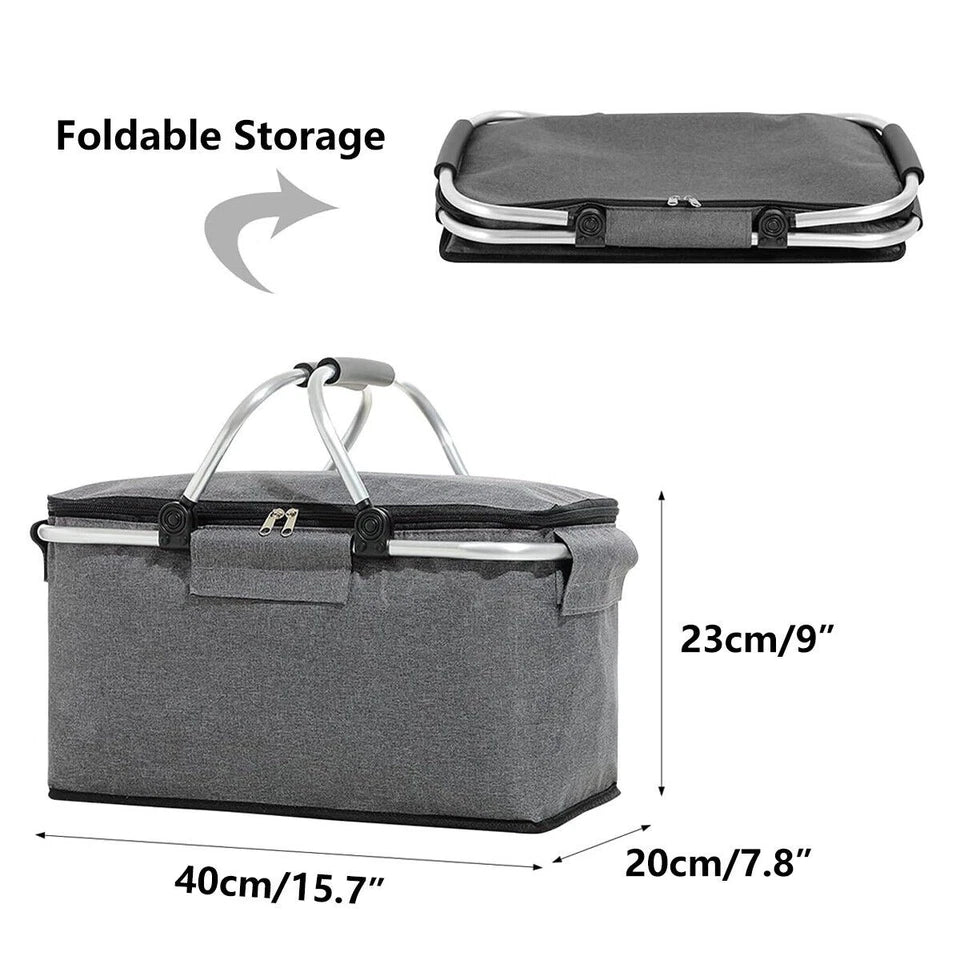 Large Insulated Picnic Basket
