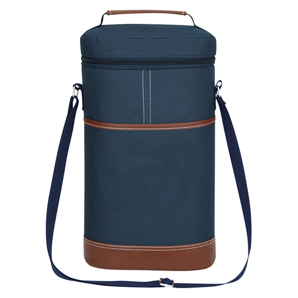 Insulated 2 Wine Bottle Tote