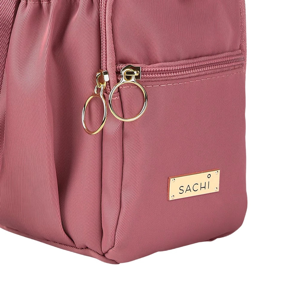 SACHI Crossbody Insulated Wine Cooler Bag