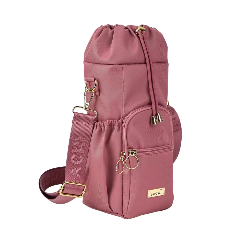 SACHI Crossbody Insulated Wine Cooler Bag