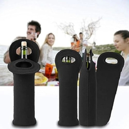 Neoprene Wine Bottle Cooler Sleeve - Single