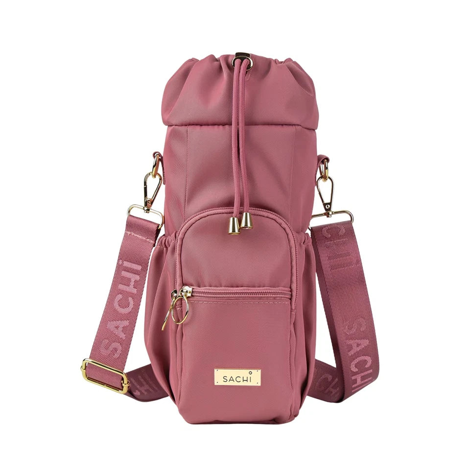 SACHI Crossbody Insulated Wine Cooler Bag